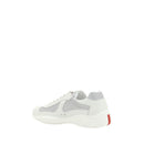 White Calf Leather Bos Taurus Low Top Sneakers