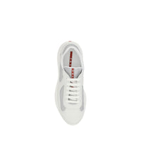 White Calf Leather Bos Taurus Low Top Sneakers