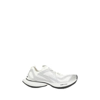 White Polyethylene Athletic Sneakers