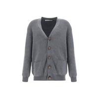Gray Cotton Cardigan