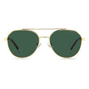 Gold Stainless Steel Sunglasses
