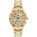 Gold Stainless Steel Dress Watch