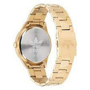 Gold Stainless Steel Dress Watch