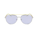Silver Metal Sunglasses