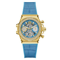 Blue Synthetic Sport Watch