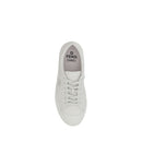 White Calf Leather Bos Taurus Athletic Sneakers