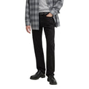 Black Cotton Relaxed Fit Jeans