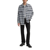 Black Cotton Relaxed Fit Jeans
