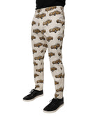 Off White Cars Cotton Skinny Men Denim Jeans