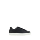Black Rubber Low Top Sneakers