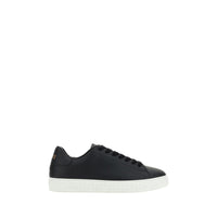 Black Rubber Low Top Sneakers