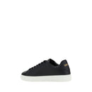 Black Rubber Low Top Sneakers