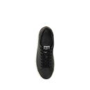 Black Rubber Low Top Sneakers