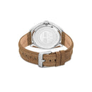 Brown Leather Dress Watch