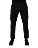 Dark Green Cotton Loose Men Denim Jeans