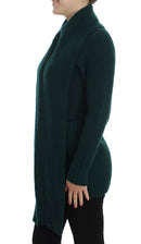 Green Knitted Cashmere Cardigan