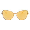Brown Metal Sunglasses