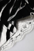 Black White Zebra A-line Sheath Mini Dress