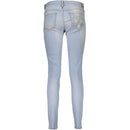 Azzurro Cotton Women's Jeans