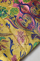 Multicolor Floral Jacquard Mid Waist Mini Skirt