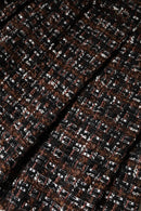 Multicolor High Waist Tartan Tweed Mini Skirt