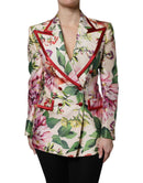 Multicolor Floral Double Breasted Jacket