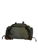 Military Green Patchwork Travel Backpack Bag