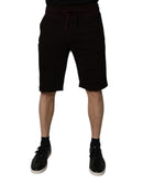 Maroon Cotton Sweatshorts Men Bermuda Shorts