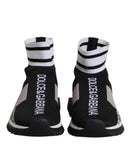 Black Gray Sorrento Socks Women Sneakers Shoes