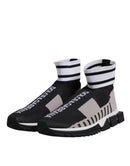 Black Gray Sorrento Socks Women Sneakers Shoes