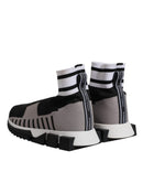 Black Gray Sorrento Socks Women Sneakers Shoes