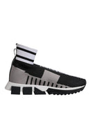 Black Gray Sorrento Socks Women Sneakers Shoes