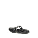 Black Calf Leather Bos Taurus Ballet Flats