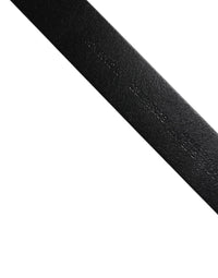 Brown Calf Leather Classic Metal Buckle Belt