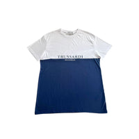 Blue Cotton Men T-Shirt