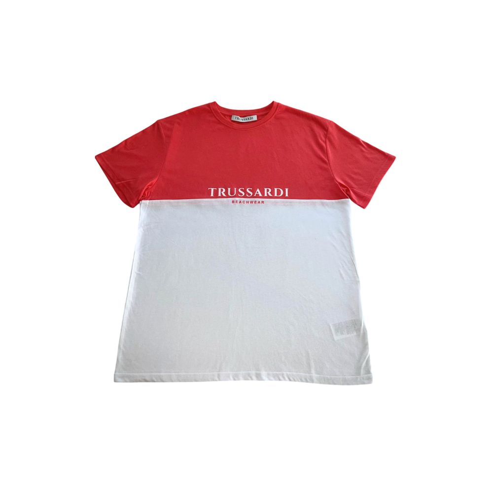 White Polyester Men T-Shirt