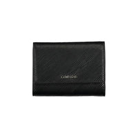 Black Polyurethane Women Wallet