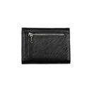 Black Polyurethane Women Wallet