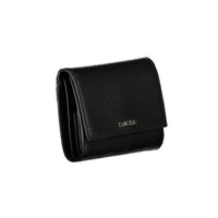 Black Polyurethane Women Wallet