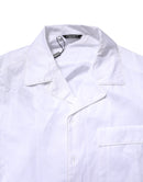 White Cotton Shirt Pants Pajama Set Sleepwear