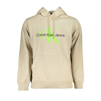 Beige Cotton Men's Sweatshirt