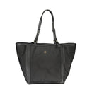 Black Polyester Women Handbag