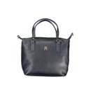 Blu Polyester Women Handbag