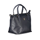 Blu Polyester Women Handbag