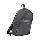 Black Polyester Men Backpack