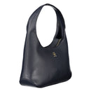 Blu Polyurethane Women Handbag