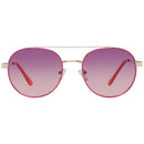 Rose Gold Metal Sunglasses