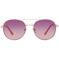Rose Gold Metal Sunglasses