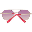 Rose Gold Metal Sunglasses