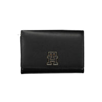 Black Polyurethane Women Wallet